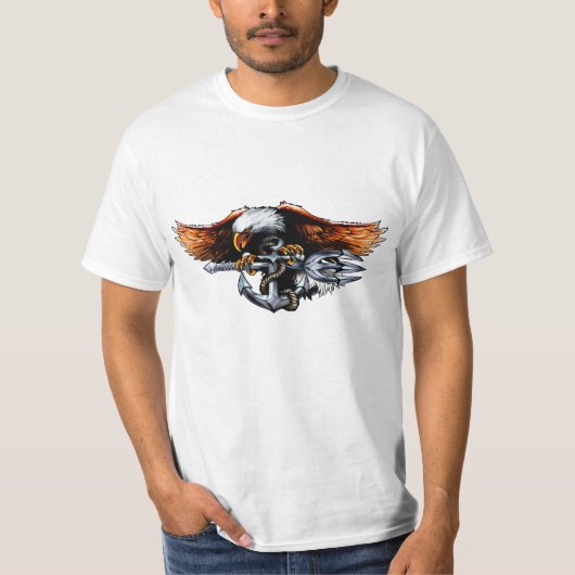 Marine Arend Anker T-shirt (Voorkant)