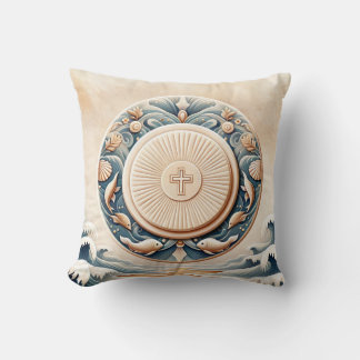 Marine Art Style Eucharistische communie gastheer Kussen