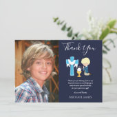 MARINE BEDANKT FOTO 1e Communie - BLOND JONGEN (Staand voorkant)