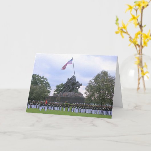 Marine bij het Standbeeld van Iwo Jima, Kaart (Gele Bloem)