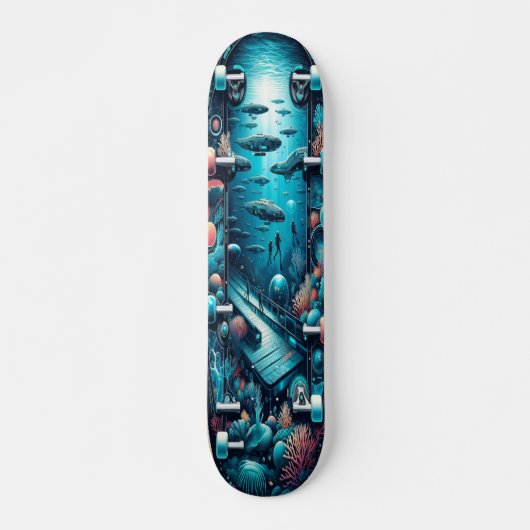 "Marine Bio-Oasis Deck" Persoonlijk Skateboard (Voorkant)