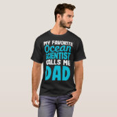 Marine Biologist Dad Marine Biology T-shirt (Voorkant volledig)