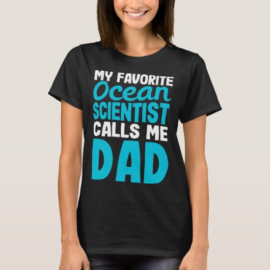 Marine Biologist Dad Marine Biology T-shirt (Voorkant)