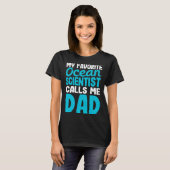 Marine Biologist Dad Marine Biology T-shirt (Voorkant volledig)