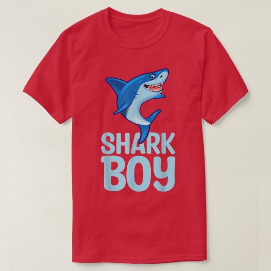 Marine Biology Shark Lover Cute Shark Boy  T-shirt (Design voorkant)