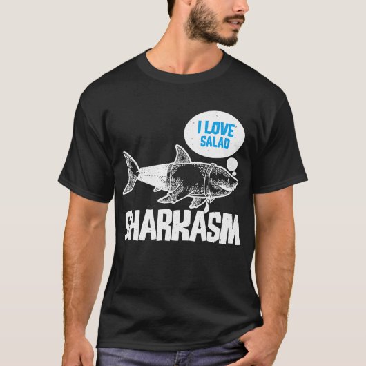 Marine Biology Shark Sharkasm T-shirt (Voorkant)