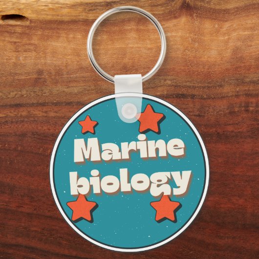 Marine Biology Sleutelhanger (Achterkant)