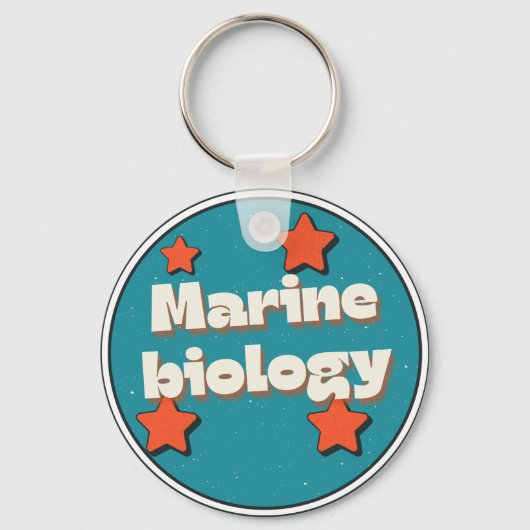 Marine Biology Sleutelhanger (Achterkant)