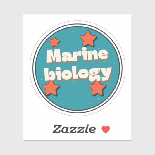 Marine Biology Sticker (Vel)