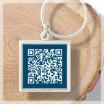 Marine Blauw | Aangepaste QR-code scannable Sleute Sleutelhanger<br><div class="desc">Op zoek naar een krachtige marketingtool om uw bedrijf te verbeteren? Zoek niet verder dan onze QR code sleutelhangers! Met de mogelijkheid om een QR-code direct op de sleutelhanger te creëer, kunt u uw klanten eenvoudig naar uw website, sociale mediapagina's of andere online mediaplatforms leiden. Deze sleutelhangers maken geweldige weggeefacties...</div>
