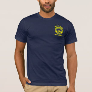 marine blauw Anker nautische kapitein varen zomer T-shirt