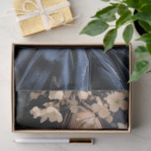 Marine Blauw & Beige, Ballerina Beauty & Floral Tissuepapier (Geschenk)