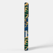 Marine Blauw, Blauwgroen, Emerald Case-Mate iPhone Case (Achterkant / Rechts)