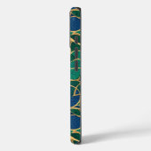 Marine Blauw, Blauwgroen, Emerald Case-Mate iPhone Case (Achterkant / Links)