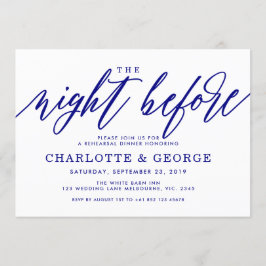 Marine blauw de nacht voor uitnodiging