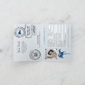 Marine Blauw Dominicaanse Republiek Paspoort Bruil (Binnen)