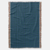Marine Blauw Douglas Familie Modern Tartan Deken (Voorkant Verticaal)