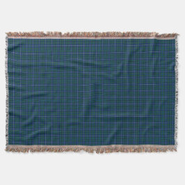 Marine Blauw Douglas Familie Modern Tartan Deken