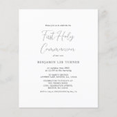 Marine Blauw | Eerste uitnodiging tot inschrijving (Voorkant)