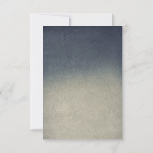 marine blauw en goud RSVP (Achterkant)