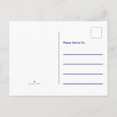 Marine Blauw en Wit Anker Bewegende Aankondiging (Achterkant)