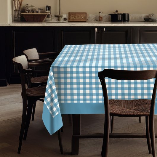 Marine Blauw Geplakt Tafelkleed Klassiek Dining De