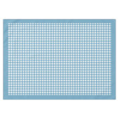 Marine Blauw Geplakt Tafelkleed Klassiek Dining De (Voorkant (Horizontaal))