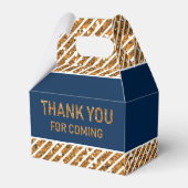 Marine Blauw Goud Koninklijke Prins Kroon Verjaard Bedankdoosjes (Achterkant)