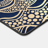 Marine Blauw & Goud Mandala Luxe Reiki Yoga Studio Bureaumat (Hoek)