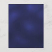 Marine blauw goud ster foto 50e verjaardag uitnodi (Achterkant)