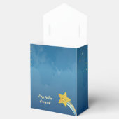 Marine Blauw Gouden Twinkle Kleine Ster Favor Box Bedankdoosjes (Geopend)
