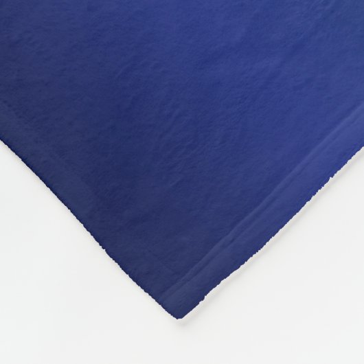 Marine Blauw Metallic Zilver Sparkle Gymnastiek Fleece Deken (Hoek)