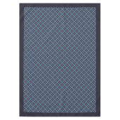 Marine Blauw Picknick Tafelkleed met Klassiek Plak (Voorkant)