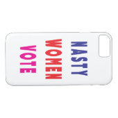 Marine Blauw Rood Roze Magenta Nasty Vrouwen Stem Case-Mate iPhone Case (Achterkant (Horizontaal))