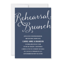 Marine Blauw | Rustieke kalligrafie repetitie brun