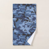 Marine Blauwe Camouflage, Militair, Leger Bad Handdoek (Handdoek)