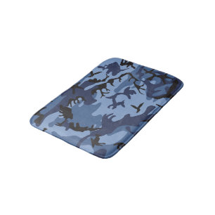 Marine Blauwe Camouflage, Militair, Leger Badmat