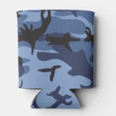 Marine Blauwe Camouflage, Militair, Leger Blikjeskoeler (Achterkant)