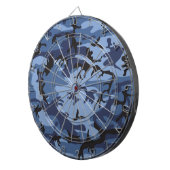 Marine Blauwe Camouflage, Militair, Leger Dartbord (Voorkant Rechts)