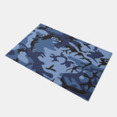 Marine Blauwe Camouflage, Militair, Leger Deurmat (Schuin)