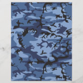 Marine Blauwe Camouflage, Militair, Leger Flyer (Achterkant)