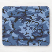 Marine Blauwe Camouflage, Militair, Leger Muismat (Voorkant)