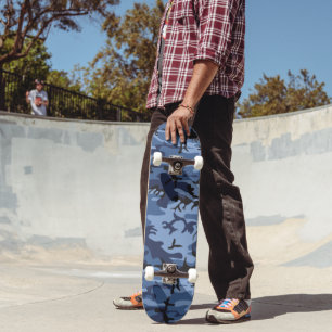 Marine Blauwe Camouflage, Militair, Leger Persoonlijk Skateboard