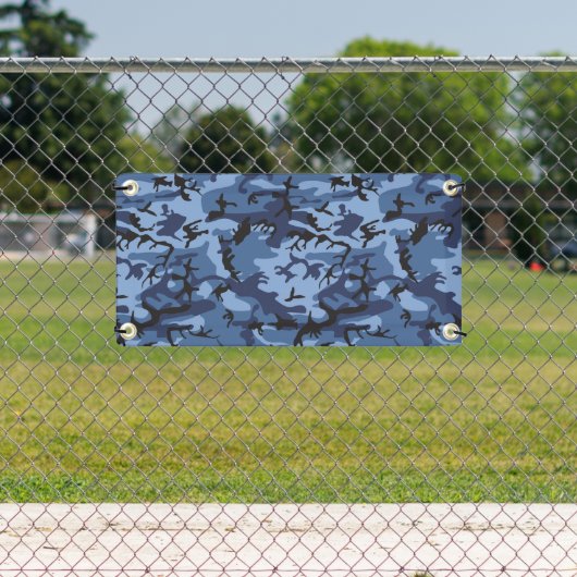 Marine Blauwe Camouflage, Militair, Leger Spandoek (Insitu)