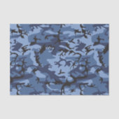 Marine Blauwe Camouflage, Militair, Leger Tissuepapier (Voorkant)