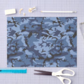 Marine Blauwe Camouflage, Militair, Leger Tissuepapier (Craft)
