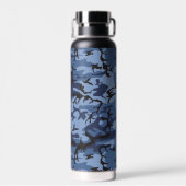 Marine Blauwe Camouflage, Militair, Leger Waterfles (Achterkant)