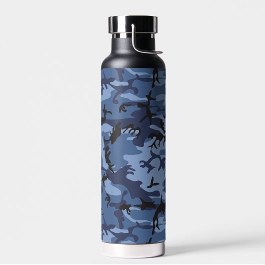 Marine Blauwe Camouflage, Militair, Leger Waterfles (Links)
