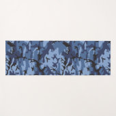 Marine Blauwe Camouflage, Militair, Leger Yogamat (Voorkant (horizontaal))