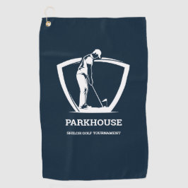 Marine Blauwe Golfers Naam Toernooi Golfhanddoek